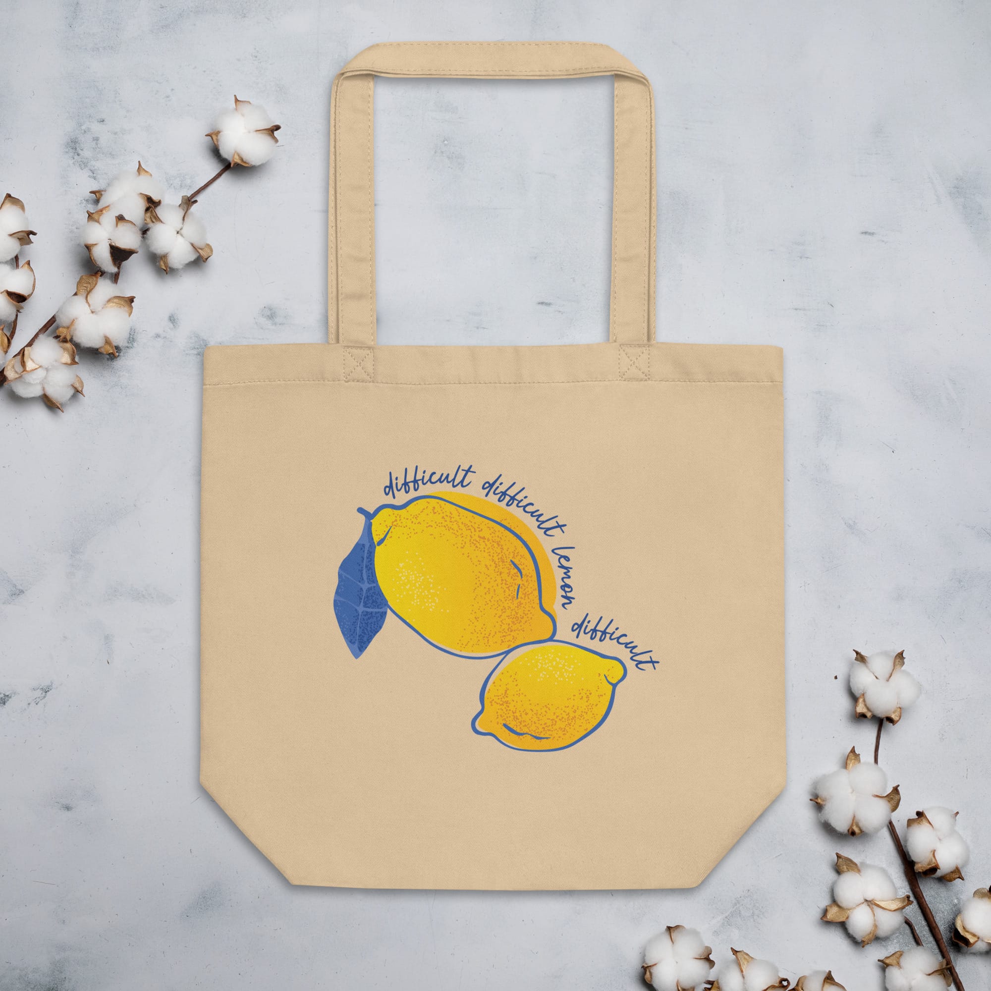Difficult Lemon - Eco Tote Bag