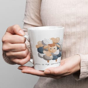 yarn is my spirit animal - Latte mug