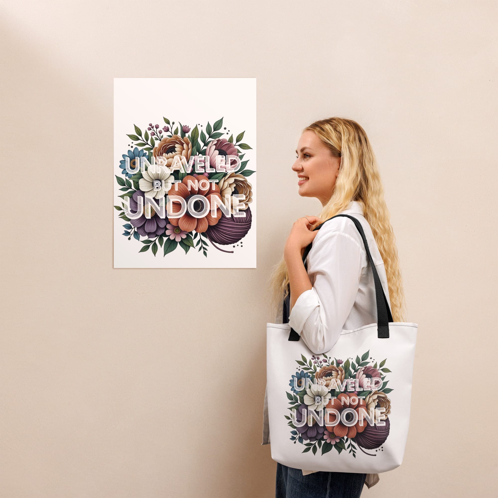 Unraveled, Not Undone - Tote bag - Image 2