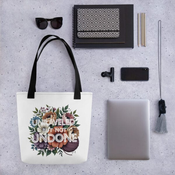 Unraveled, Not Undone - Tote bag