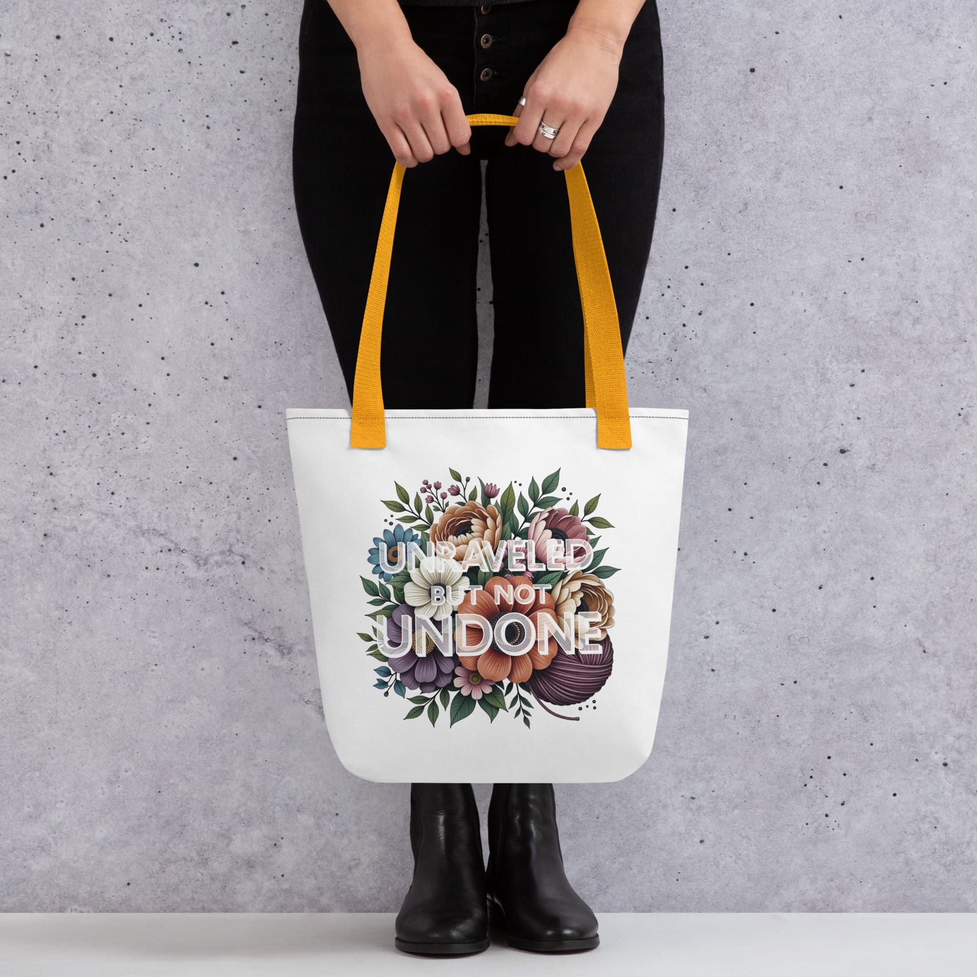 Unraveled, Not Undone - Tote bag - Image 3