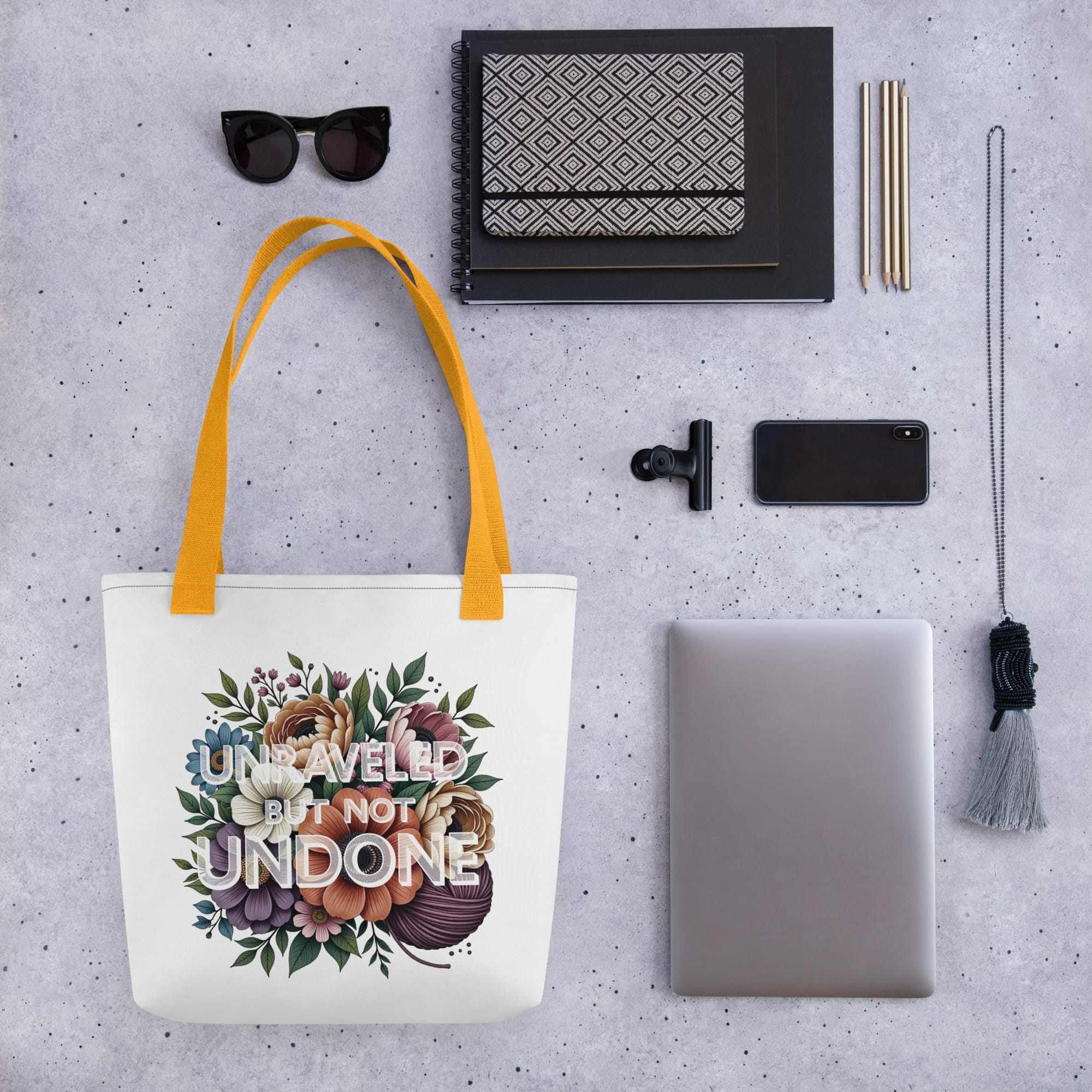 Unraveled, Not Undone - Tote bag - Image 5