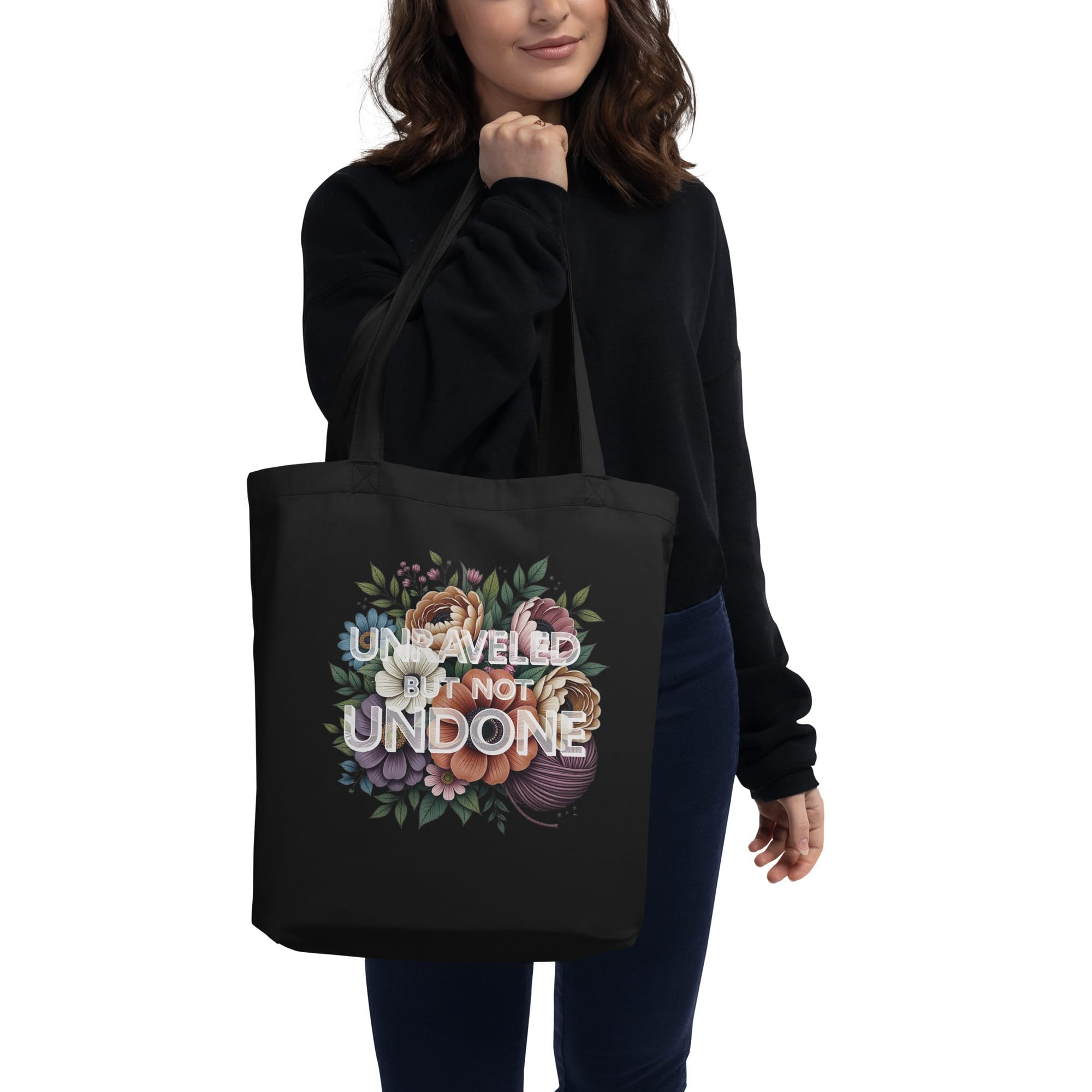 Unraveled, Not Undone - Eco Tote Bag - Image 2