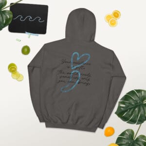 Your Existence is a Gift - Stay Positive - Unisex Hoodie