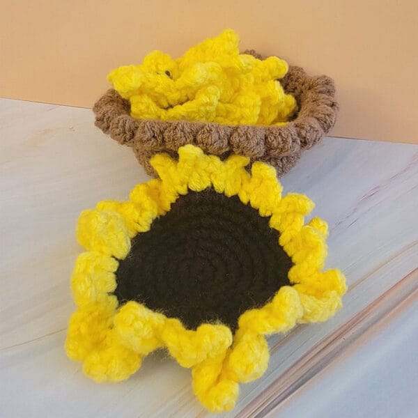Sunflower Coaster Set