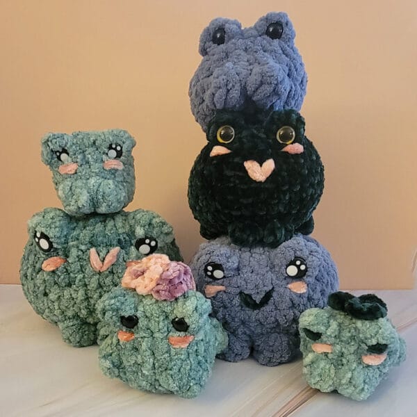 Large Plushie Frogs