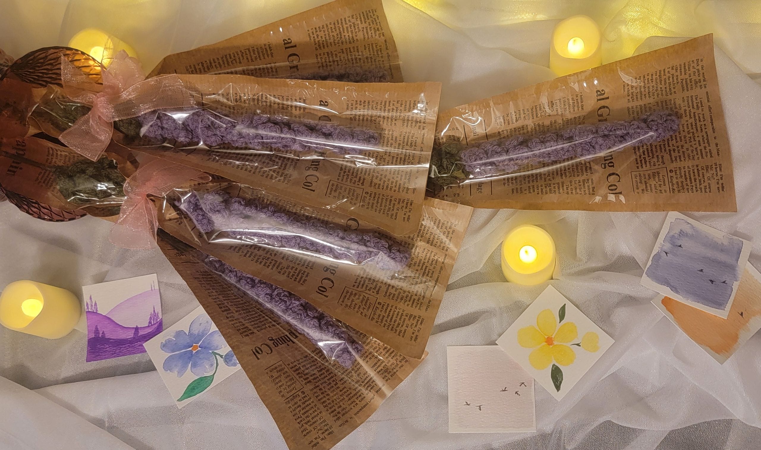 Handmade with Love Bundle: Single Flower: Lavender - Image 1