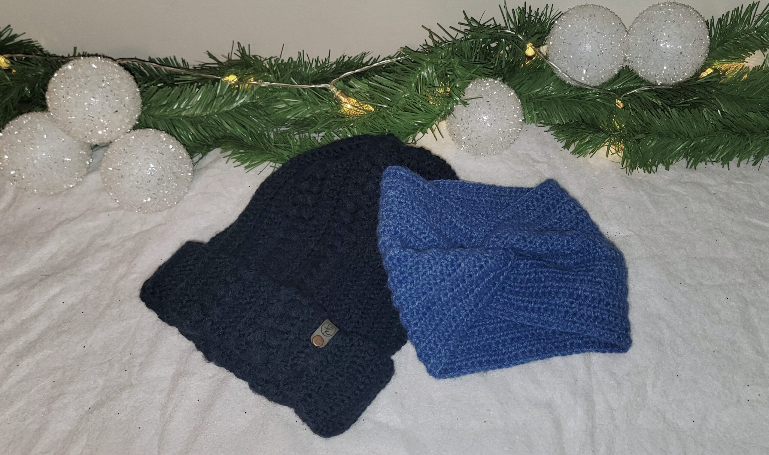 Cozy Reset Bundle : Hat & Ear Warmer Set - Blues - Image 1