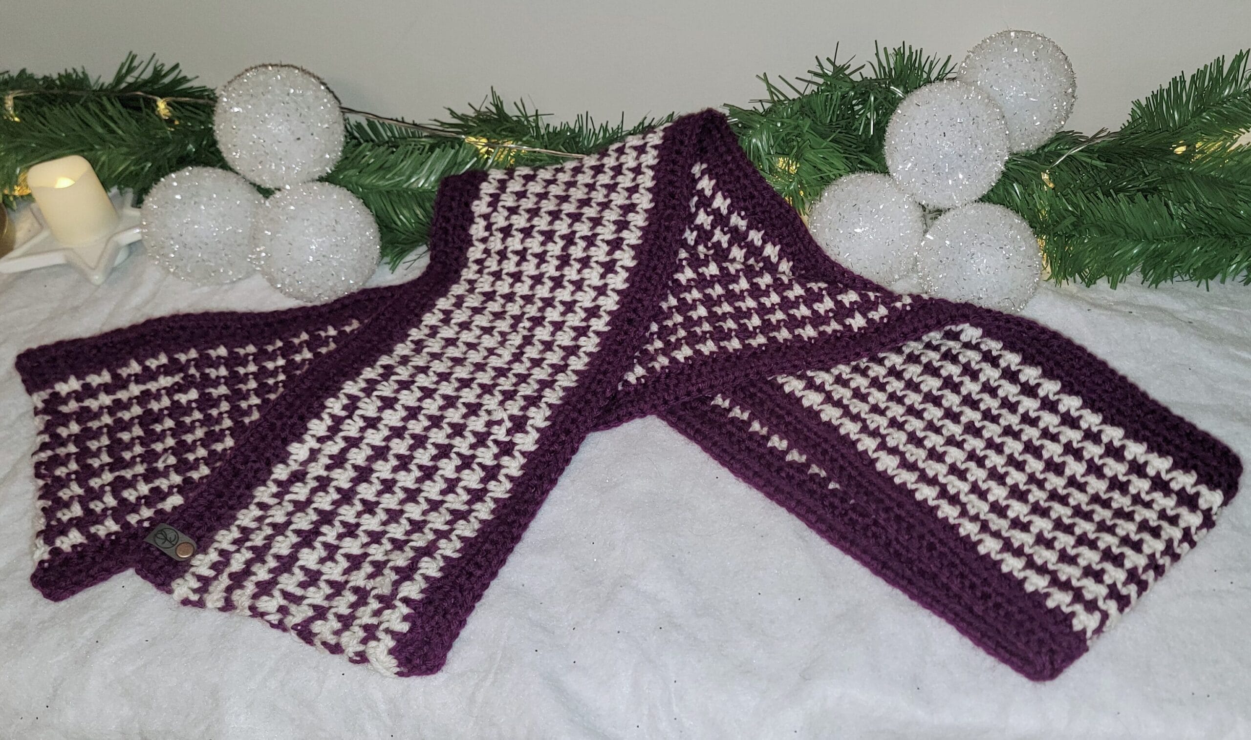 Cozy Reset Bundle : Scarf - Houndstooth - Image 1